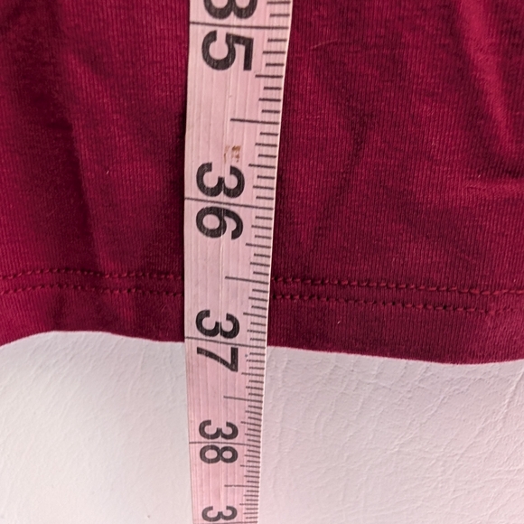 Eileen Fisher Hibiscus Mock Neck Caftan Slit Side Pullover Top Long Sleeves - M - Picture 12 of 14